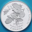 Монета Канада 50 центов 1995 год. Серебро. Пруф. Канадская кукша