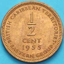 Британские Карибские Территории 1/2 цента 1955 год