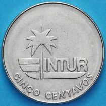Куба 5 сентаво 1981 год. INTUR. Без цифрового номинала.
