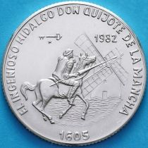 Куба 5 песо 1982 год. Дон Кихот. Серебро №1