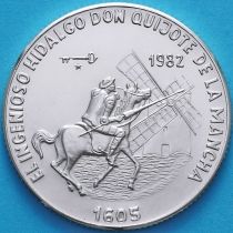 Куба 5 песо 1982 год. Дон Кихот. Серебро №2