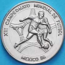Куба 1 песо 1986 год. ЧМ по футболу в Мексике