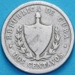 Монета Куба 2 сентаво 1915 год.