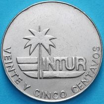 Куба 25 сентаво 1981 год. INTUR. Без цифры номинала