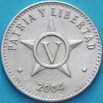 Куба 5 сентаво 2004 год.