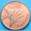 Монеты Куба 1 песо 2011 год. Америка