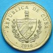 Монета Кубы 1 песо 2014 год.