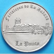 Куба 1 песо 2007 год. Крепость Ла Пунта
