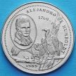 Монеты Куба 1 песо 1989 год. Александр фон Гумбольдт.