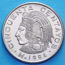 Мексика 50 сентаво 1964 год.