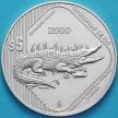 Монета Мексика 5 песо 2000 год. Острорылый крокодил. Серебро.