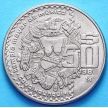 Монета Мексика 50 песо 1982 год. Богиня Луны Койольшауки