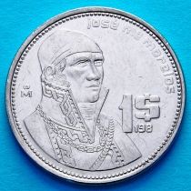Мексика 1 песо 1986 год. Хосе Морелос
