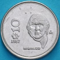 Мексика 10 песо 1987 год.