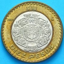 Мексика 10 песо 2004 год.