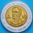 Монеты Мексика 5 песо 2009 год. Николас Браво