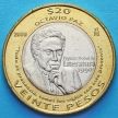 Монеты Мексика 20 песо 2010 год. Октавио Пас.