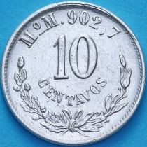 Мексика 10 сентаво 1894 год.