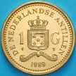 Монета Нидерландские Антилы 1 гульден 1989 год.