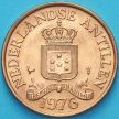 Монета Нидерландские Антилы 2 1/2 цента 1976 год.