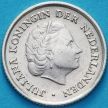 Монета Нидерландские Антилы 1/10 гульдена 1963 год. Серебро.
