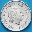 Монета Нидерландские Антилы 1/4 гульдена 1967 год. Серебро.
