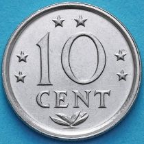 Нидерландские Антилы 10 центов 1984 год.