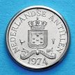 Монета Нидерландских Антильских островов 10 центов 1974 год.