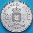 Монета Нидерландские Антилы 2,5 гульдена 1982 год.