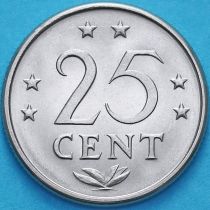 Нидерландские Антилы 25 центов 1984 год.