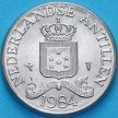 Монета Нидерландские Антилы 25 центов 1984 год. 