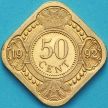 Монета Нидерландские Антилы 50 центов 1992 год.