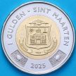Монета Сент Мартен 1 гульден 2025 год.