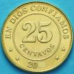 Монета Никарагуа 25 сентаво 2002 год.