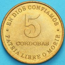Никарагуа 5 кордоба 1987 год.