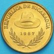 Монета Никарагуа 1 кордоба 1987 год.