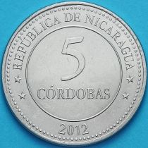 Никарагуа 5 кордоба 2012 год. 100 лет Кордобе