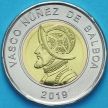 Монета Панама 1 бальбоа 2019 год. Васко Нуньес де Бальбоа.