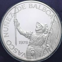 Панама 20 бальбоа 1978 год. 75 лет Независимости. Серебро. Пруф