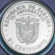 Монета Панама 2 1/2 сентесимо 1978 год. 75 лет Независимости. Пруф
