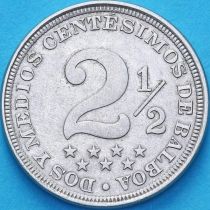 Панама 2 1/2 сентесимо 1907 год