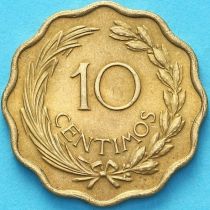 Парагвай 10 сентимо 1953 год.