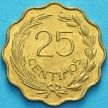 Монета Парагвай 25 сентимо 1953 год.