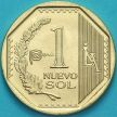 Монета Перу 1 соль 2014 год. 