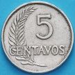 Монета Перу 5 сентаво 1939 год. 