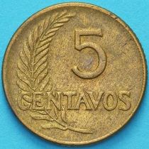 Перу 5 сентаво 1952 год.