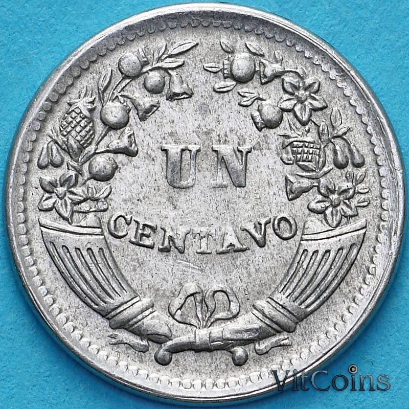 Монета Перу 1 сентаво 1958 год.