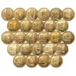 Перу набор 26 монет 1 соль 2010-2016 год. Богатство и гордость Перу. Альбом