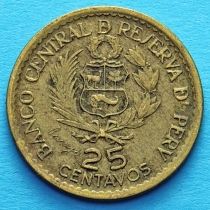 Перу 25 сентаво 1965 год.