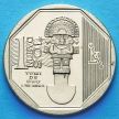 Монета Перу 1 соль 2010 год. Золотой туми.